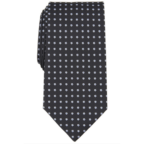 Club Room Men Dooley Dot Tie Black - Picture 1 of 1